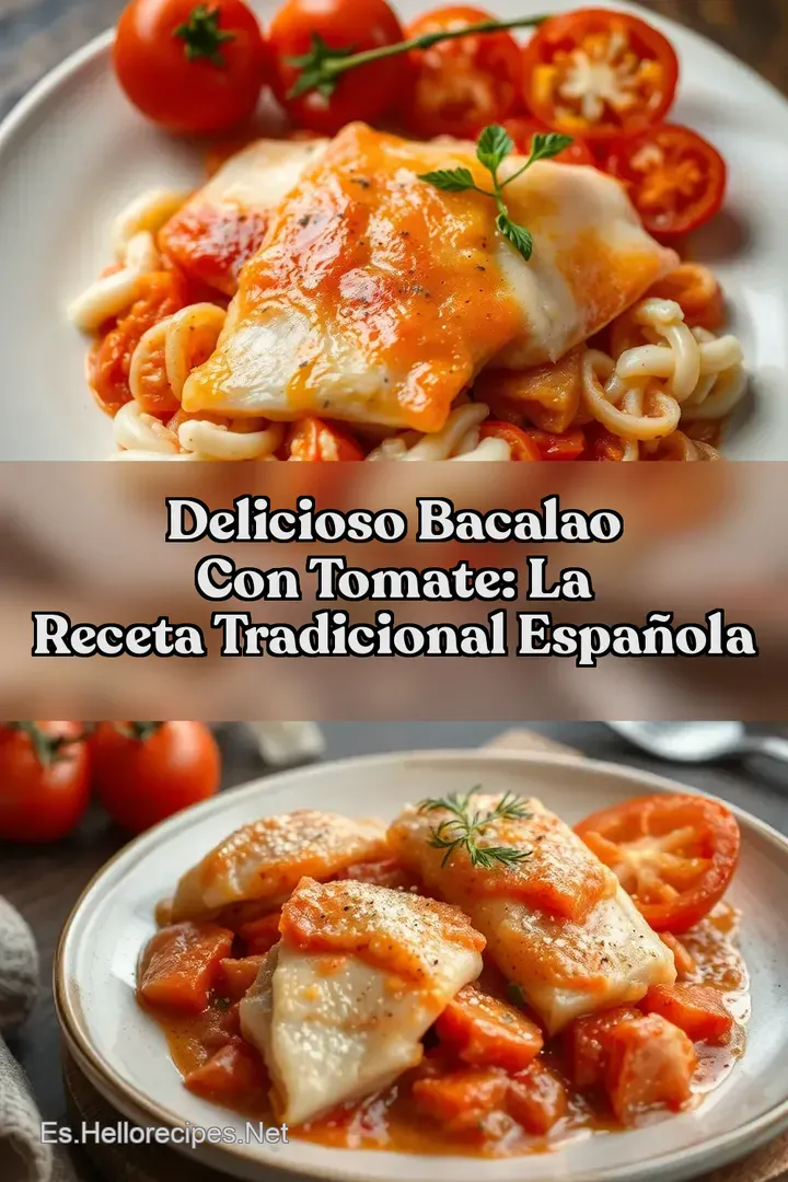 Delicioso Bacalao con Tomate: La receta Tradicional Espa&ntilde;ola