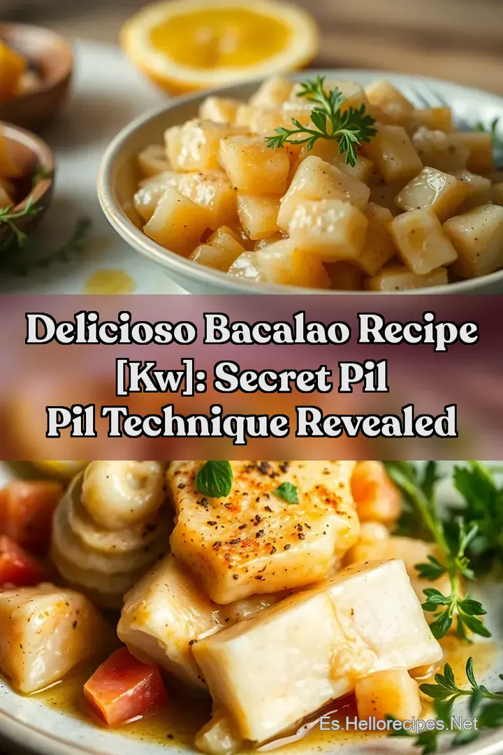 Delicioso Bacalao Recipe [kw]: Secret Pil Pil Technique Revealed