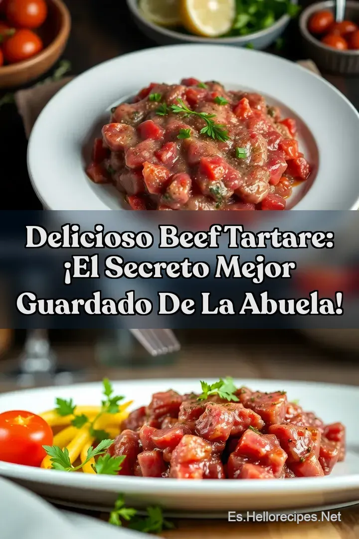 Delicioso Beef Tartare: &iexcl;El Secreto Mejor Guardado de la Abuela!