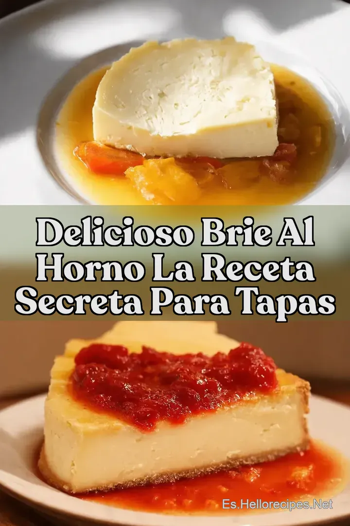 Delicioso Brie al Horno La Receta Secreta para Tapas