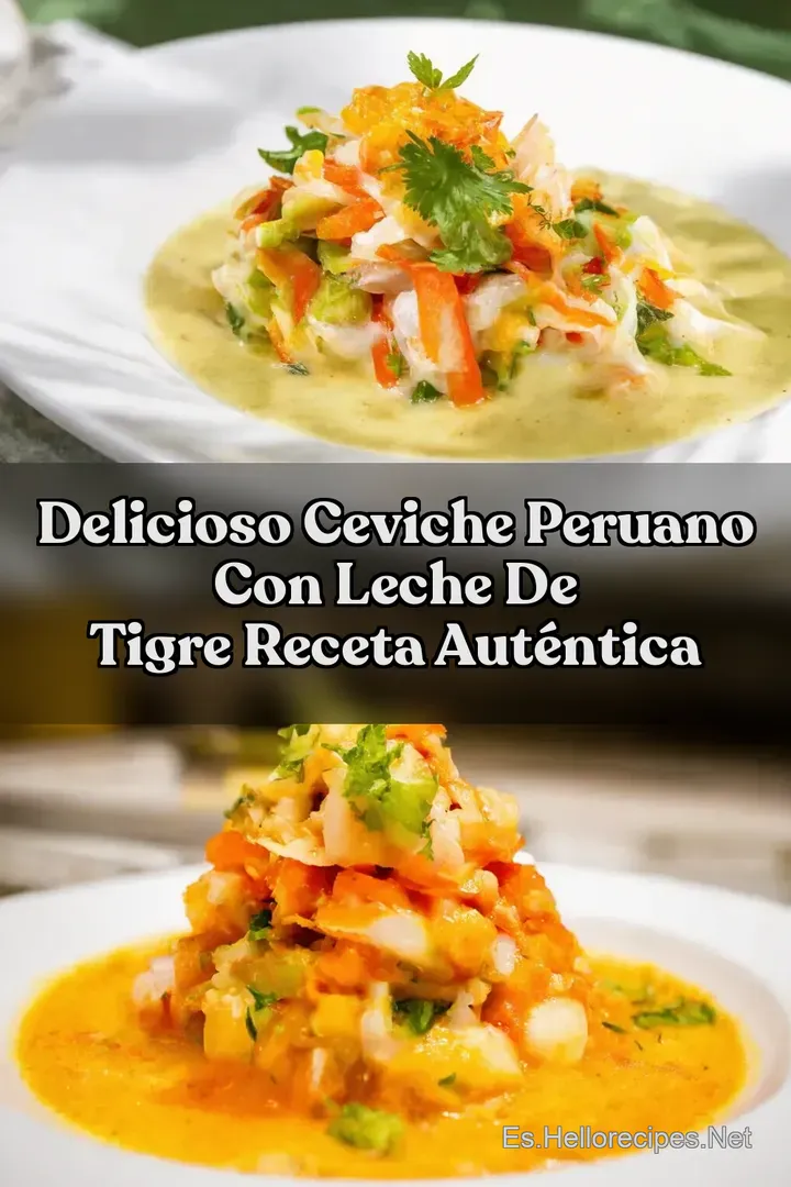 Delicioso Ceviche Peruano con Leche de Tigre Receta Aut&eacute;ntica