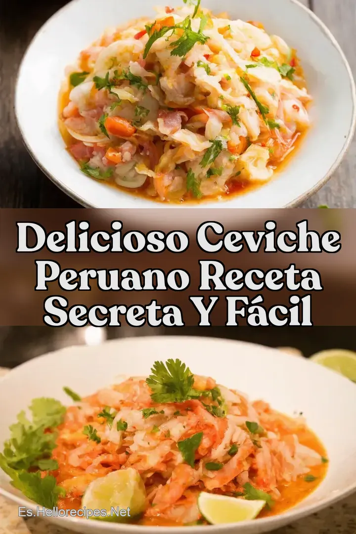 Delicioso Ceviche Peruano Receta Secreta y F&aacute;cil