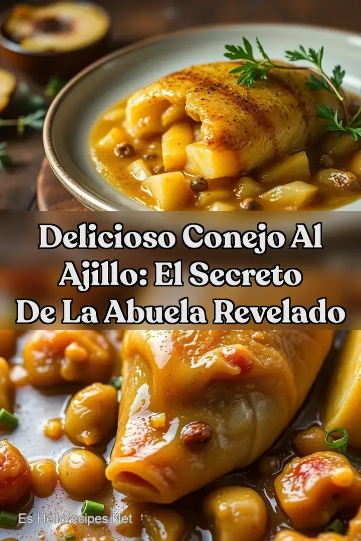 Delicioso Conejo al Ajillo: El Secreto de la Abuela Revelado