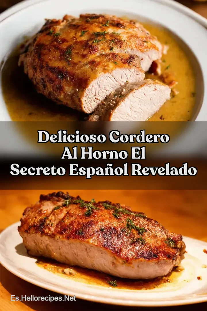 Delicioso Cordero al Horno El Secreto Espa&ntilde;ol Revelado