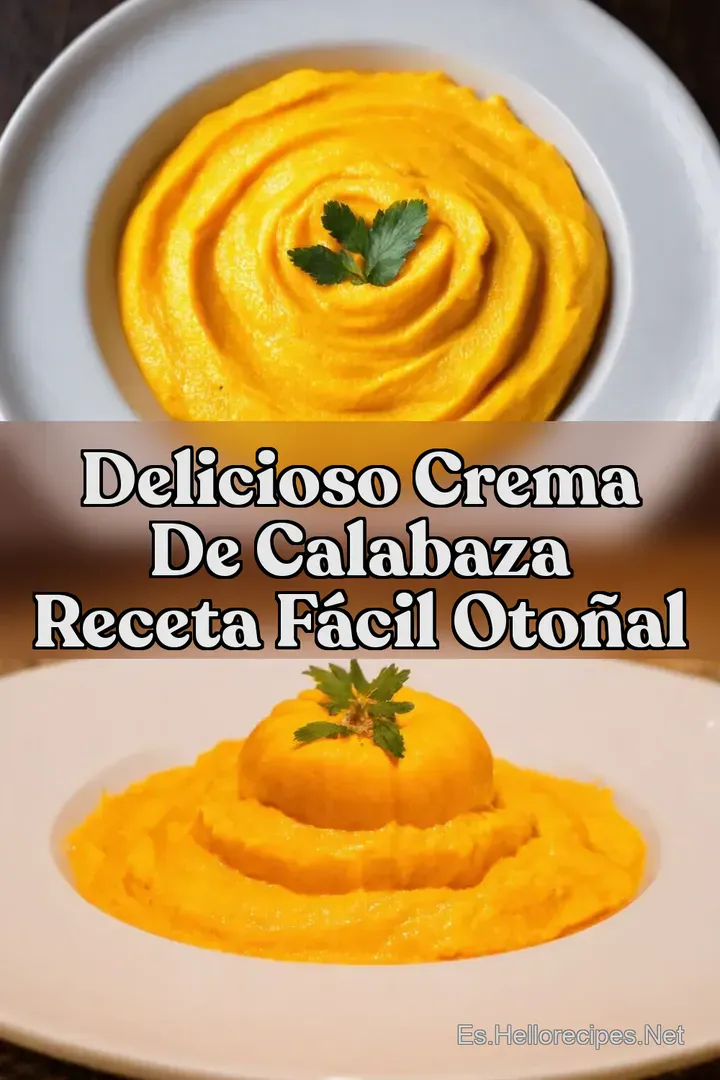 Delicioso Crema De Calabaza Receta F&aacute;cil Oto&ntilde;al