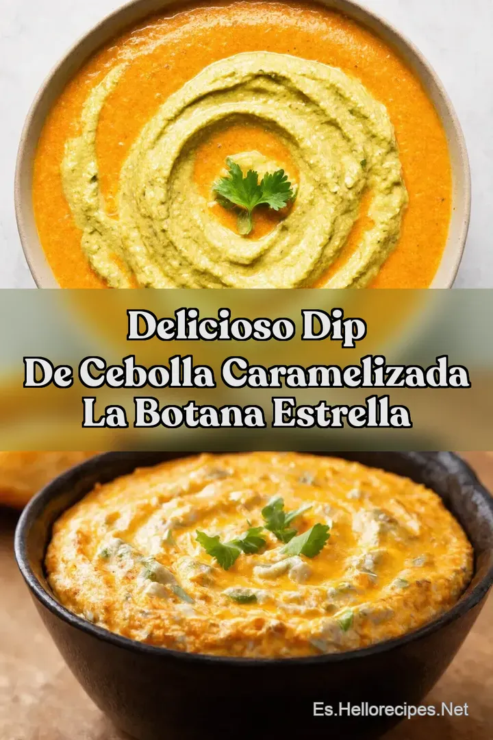 Delicioso Dip de Cebolla Caramelizada La Botana Estrella