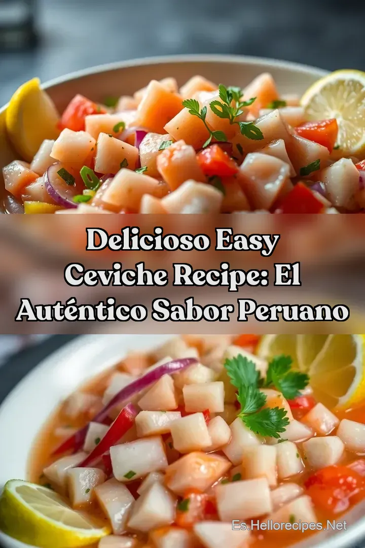 Delicioso Easy Ceviche Recipe: El Aut&eacute;ntico Sabor Peruano