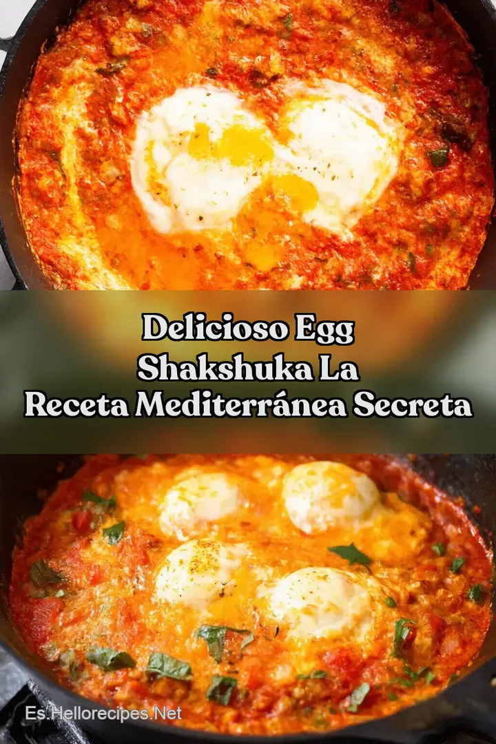Delicioso Egg Shakshuka La Receta Mediterr&aacute;nea Secreta