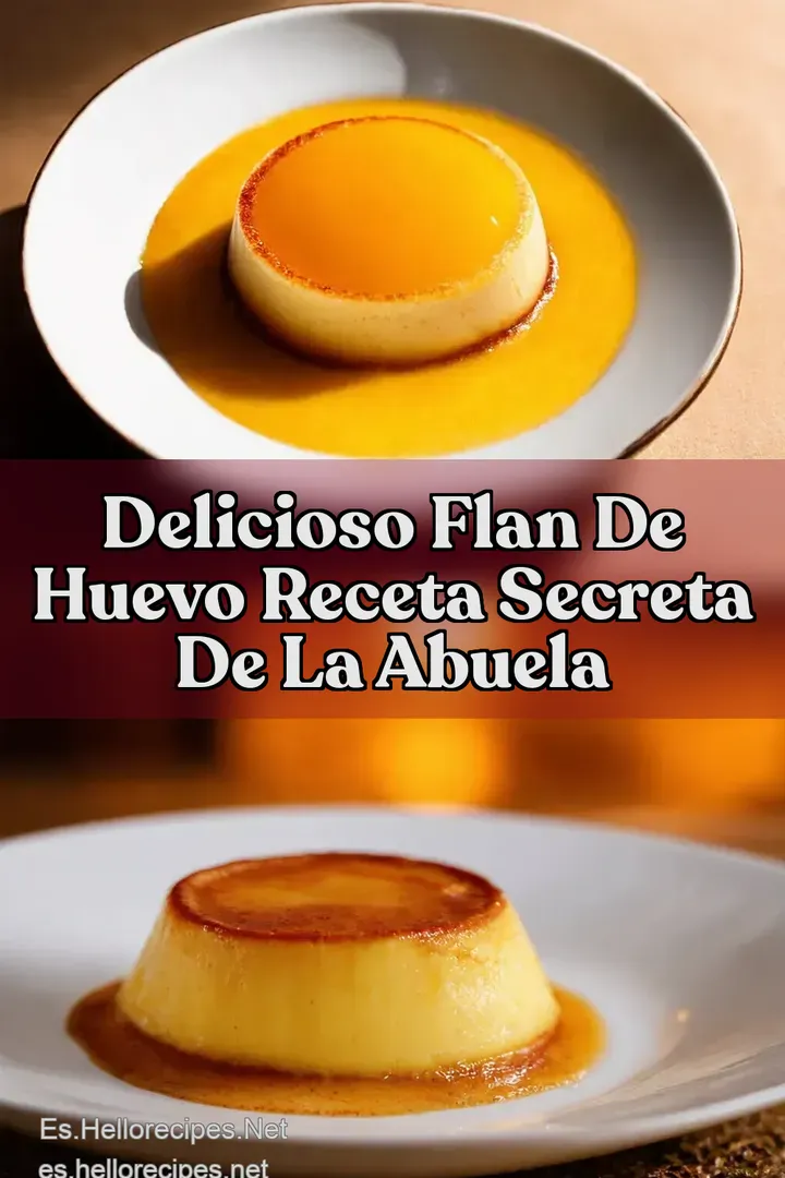 Delicioso Flan de Huevo Receta Secreta de la Abuela