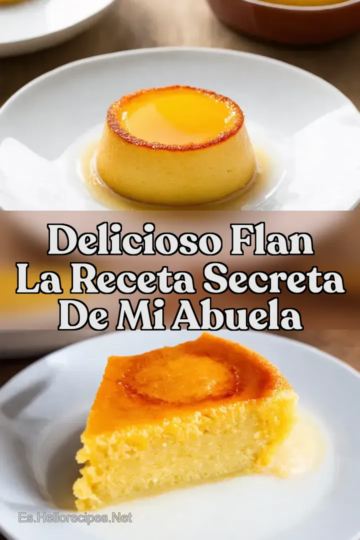 Delicioso Flan La Receta Secreta de mi Abuela