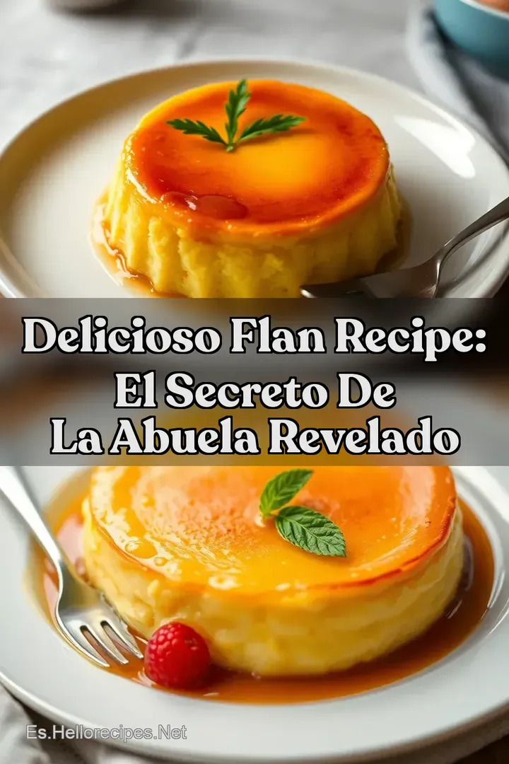 Delicioso Flan Recipe: El Secreto de la Abuela Revelado