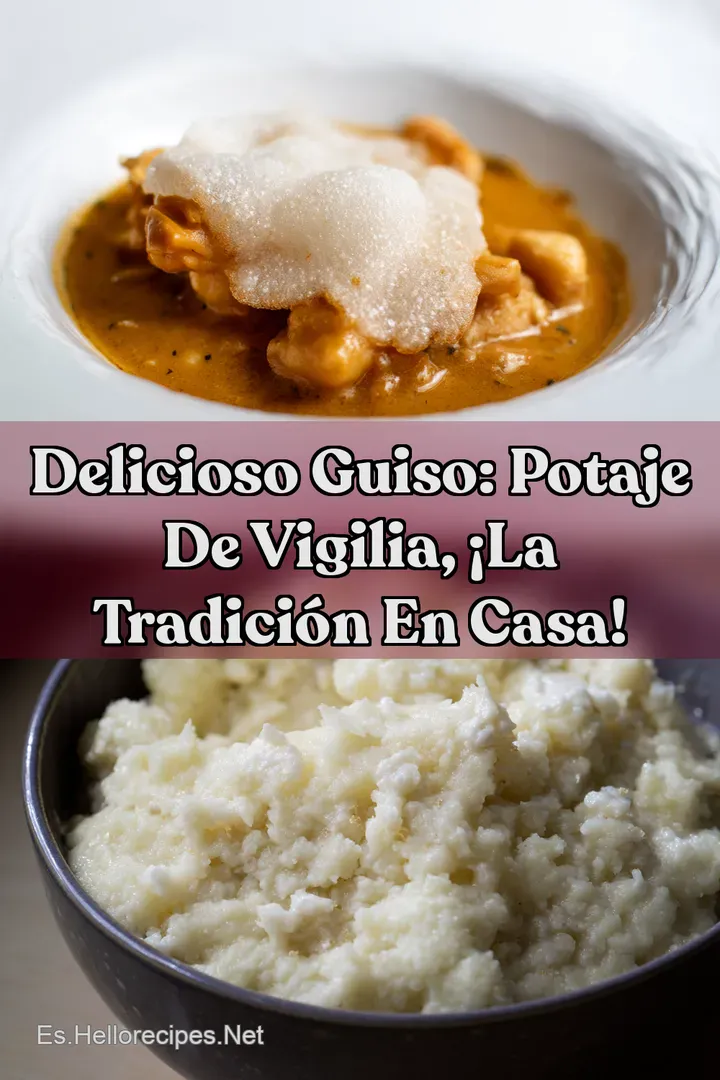 Delicioso Guiso: Potaje de Vigilia &iexcl;La Tradici&oacute;n en Casa!