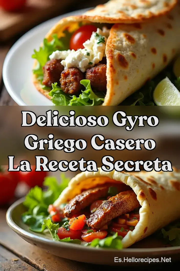 Delicioso Gyro Griego Casero La Receta Secreta
