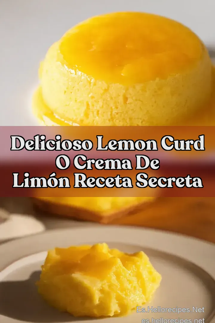 Delicioso Lemon Curd o Crema de Lim&oacute;n Receta Secreta