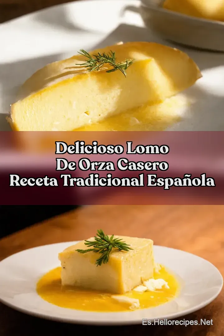 Delicioso Lomo de Orza Casero Receta Tradicional Espa&ntilde;ola