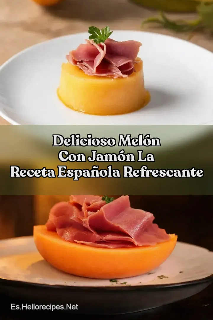 Delicioso Mel&oacute;n con Jam&oacute;n La Receta Espa&ntilde;ola Refrescante