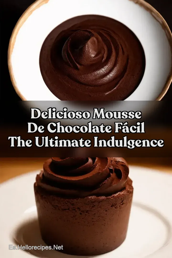 Delicioso Mousse de Chocolate F&aacute;cil The Ultimate Indulgence
