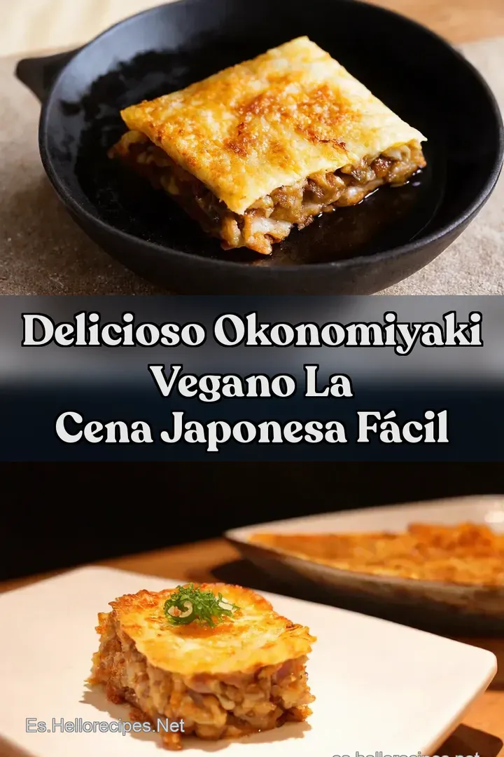 Delicioso Okonomiyaki Vegano La Cena Japonesa F&aacute;cil