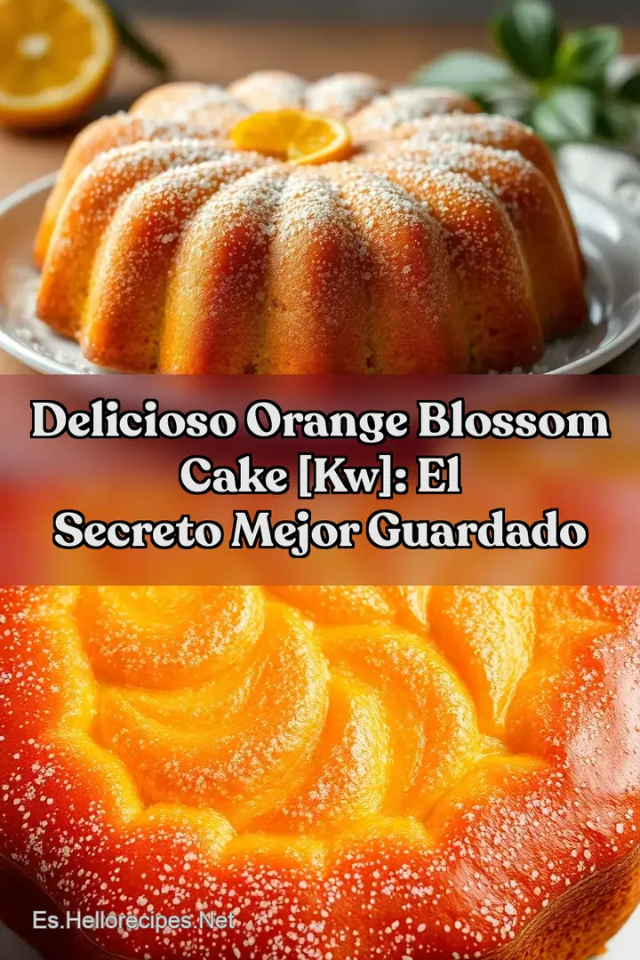 Delicioso Orange Blossom Cake [kw]: El Secreto Mejor Guardado