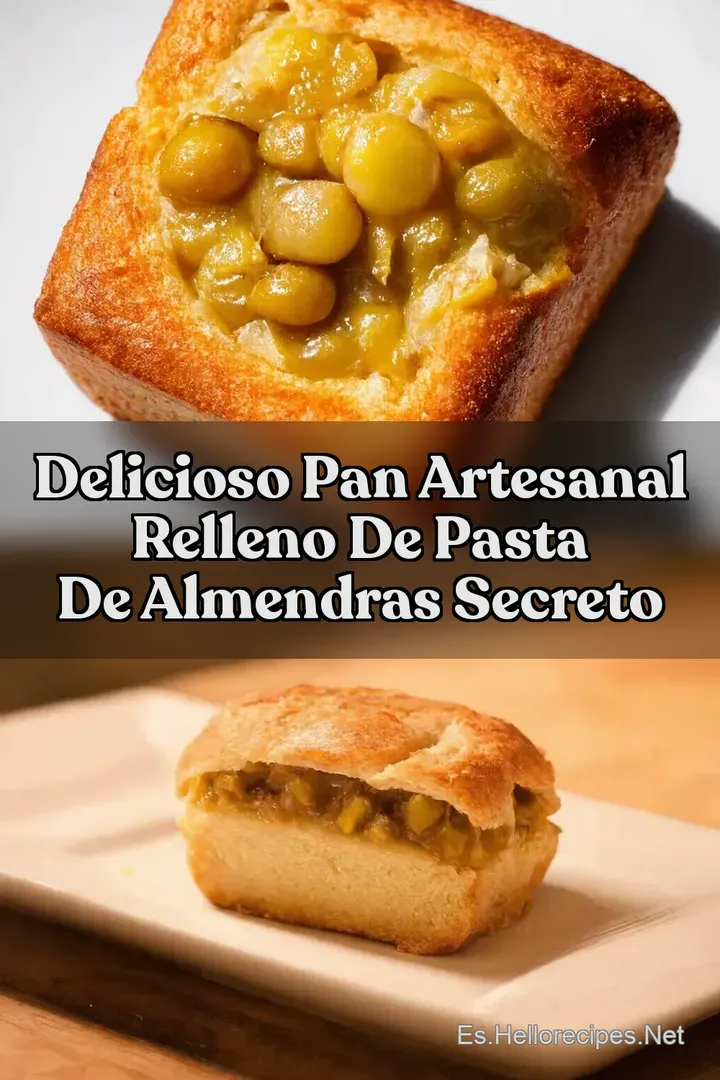 Delicioso Pan Artesanal Relleno de Pasta de Almendras Secreto