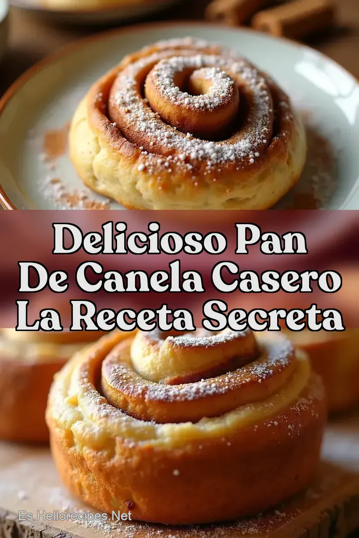 Delicioso Pan de Canela Casero La Receta Secreta
