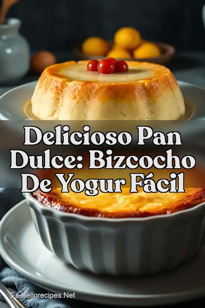 Delicioso Pan Dulce: Bizcocho de Yogur F&aacute;cil