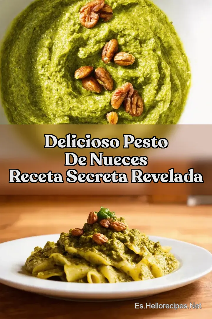 Delicioso Pesto de Nueces Receta Secreta Revelada