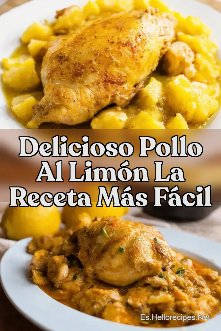 Delicioso Pollo al Lim&oacute;n La Receta M&aacute;s F&aacute;cil