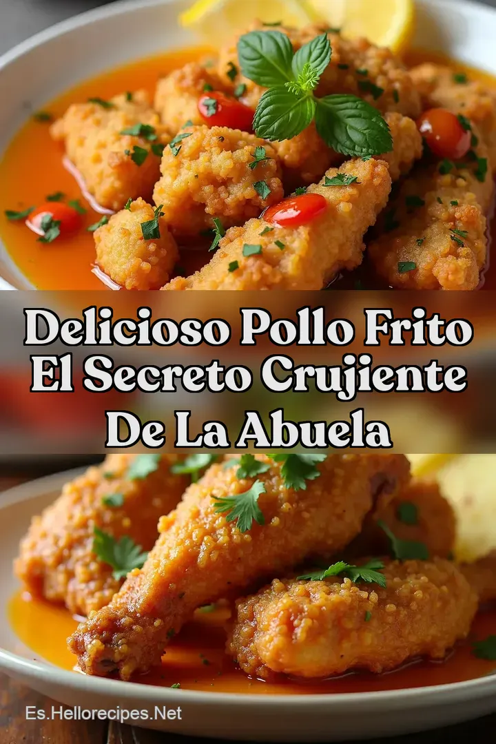 Delicioso Pollo Frito El Secreto Crujiente de la Abuela
