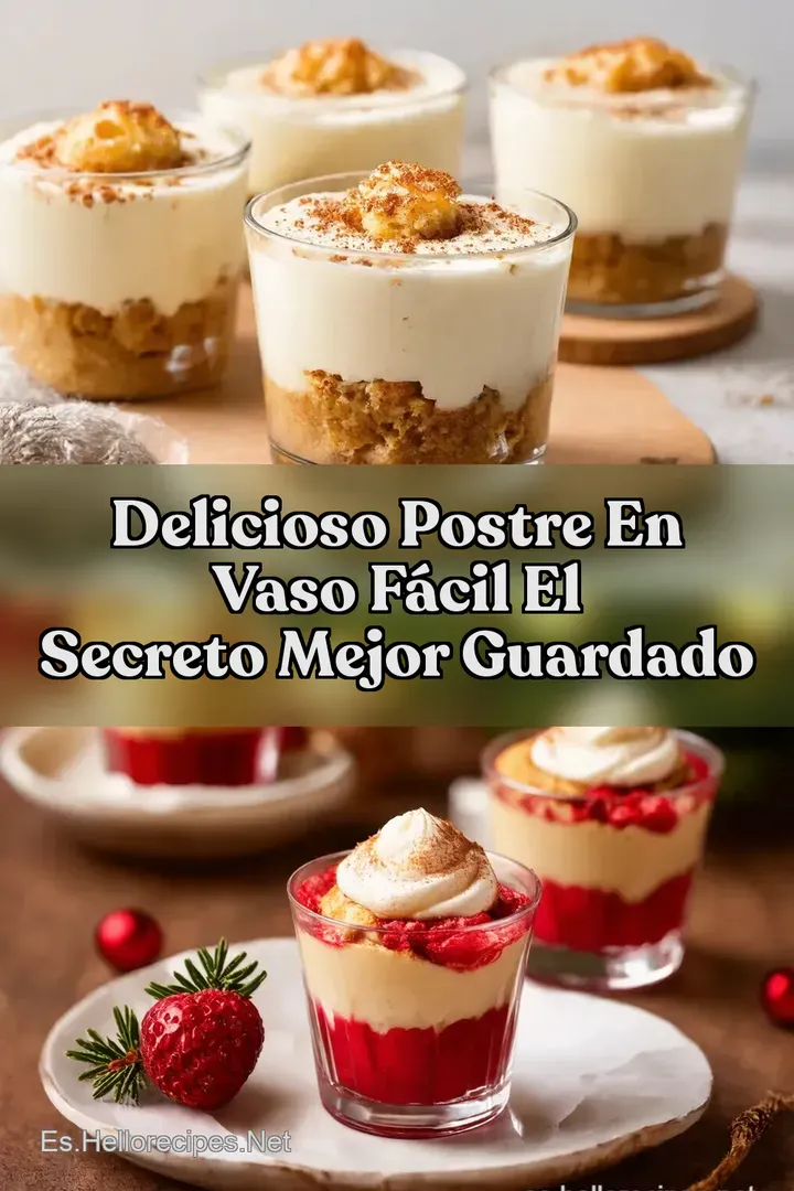 Delicioso Postre En Vaso F&aacute;cil El Secreto Mejor Guardado