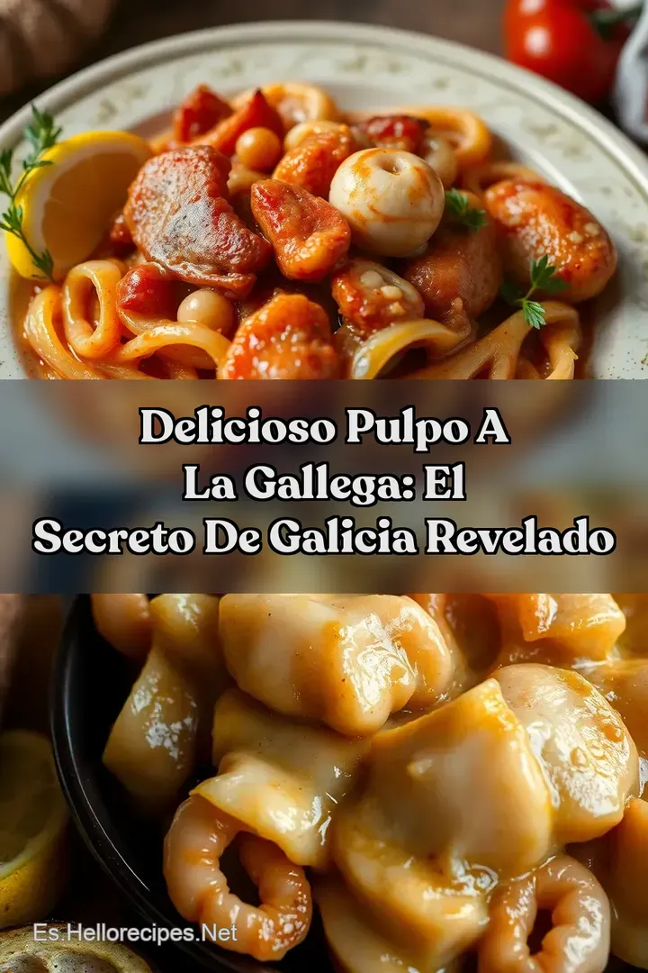 Delicioso Pulpo a la Gallega: El Secreto de Galicia Revelado