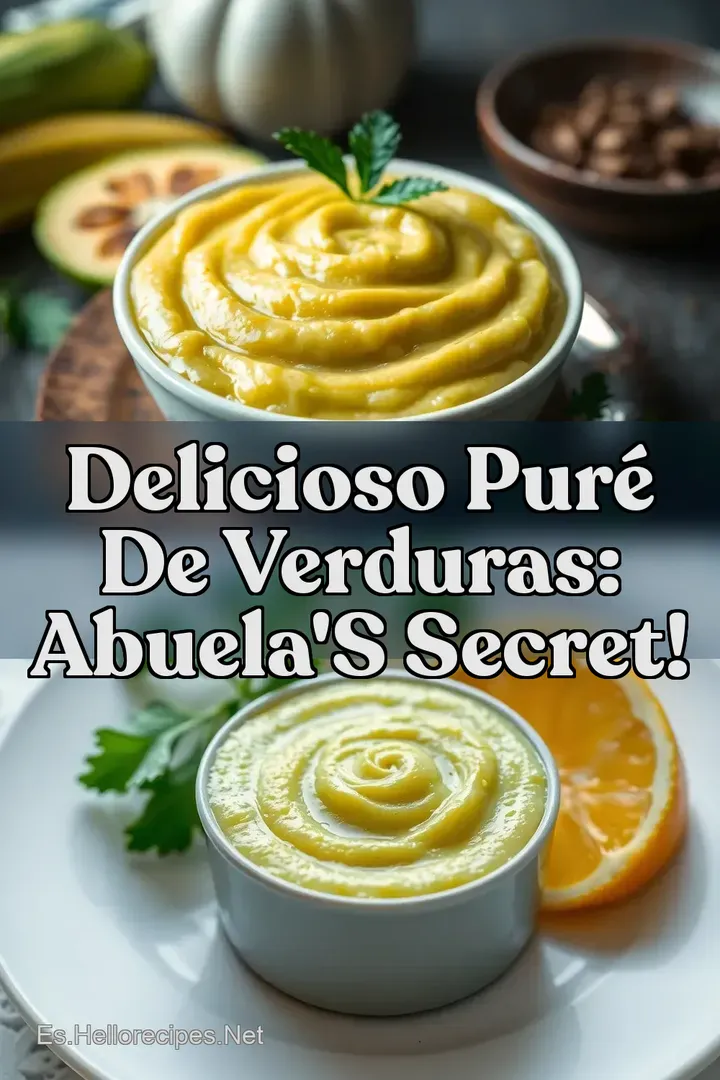 Delicioso Pur&eacute; de Verduras: Abuela s Secret!