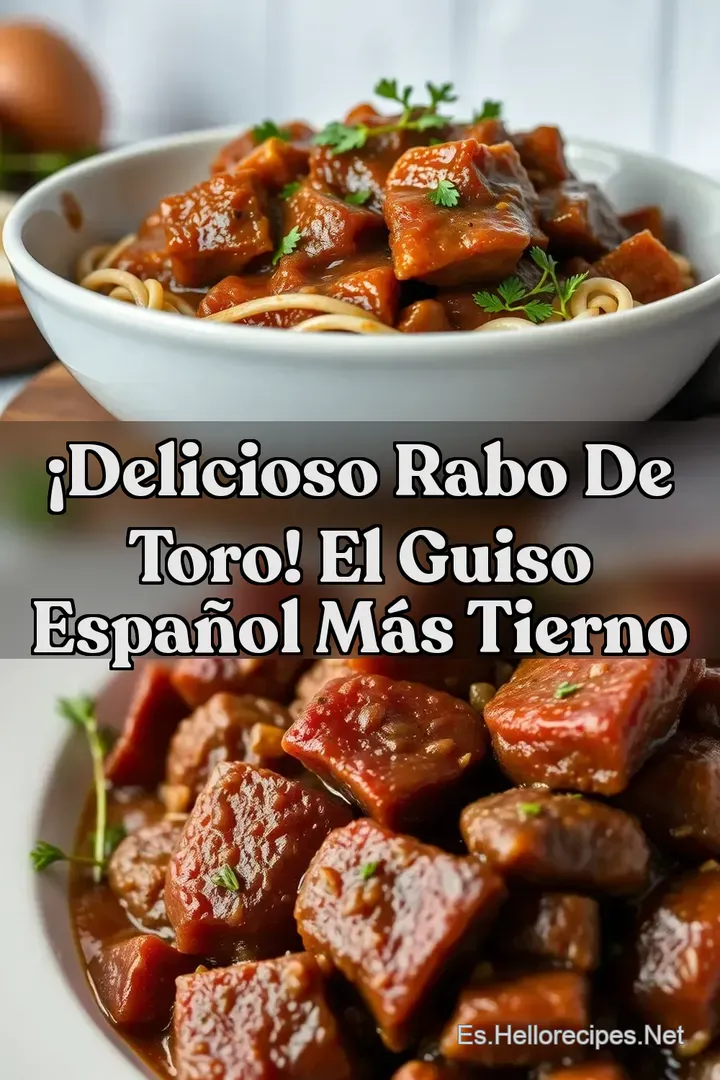 &iexcl;Delicioso Rabo de Toro! El Guiso Espa&ntilde;ol M&aacute;s Tierno