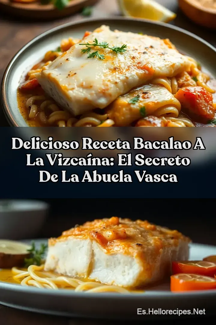 Delicioso Receta bacalao a la vizca&iacute;na: El Secreto de la Abuela Vasca