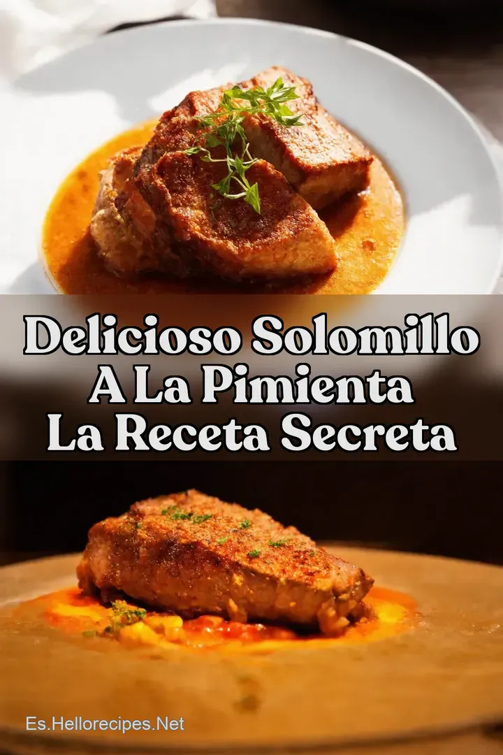 Delicioso Solomillo a la Pimienta La Receta Secreta