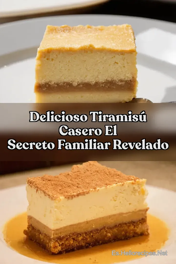 Delicioso Tiramis&uacute; Casero El Secreto Familiar Revelado