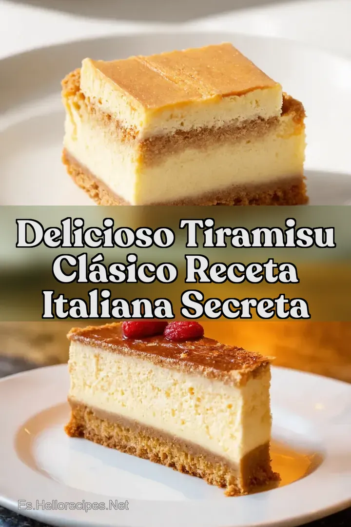 Delicioso Tiramisu Cl&aacute;sico Receta Italiana Secreta