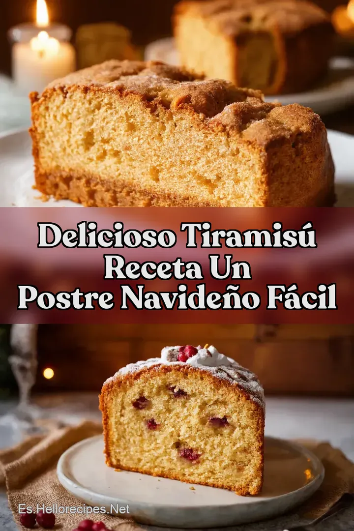 Delicioso Tiramis&uacute; Receta Un Postre Navide&ntilde;o F&aacute;cil