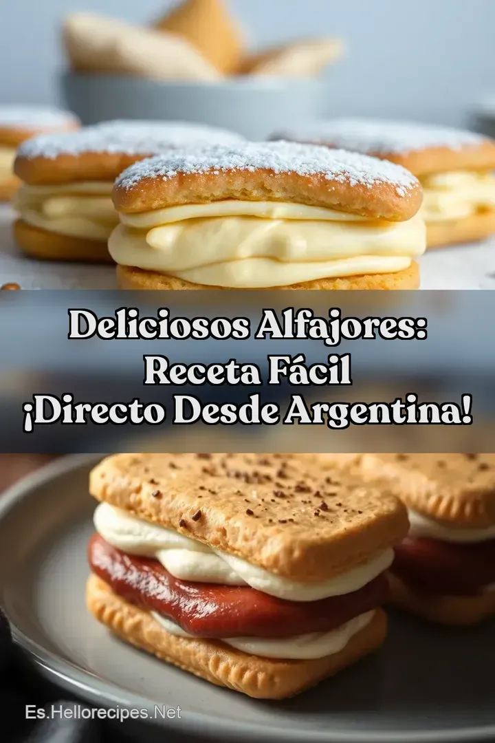 Deliciosos Alfajores: Receta F&aacute;cil &iexcl;Directo Desde Argentina!