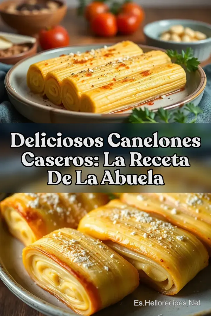 Deliciosos Canelones Caseros: La Receta de la Abuela