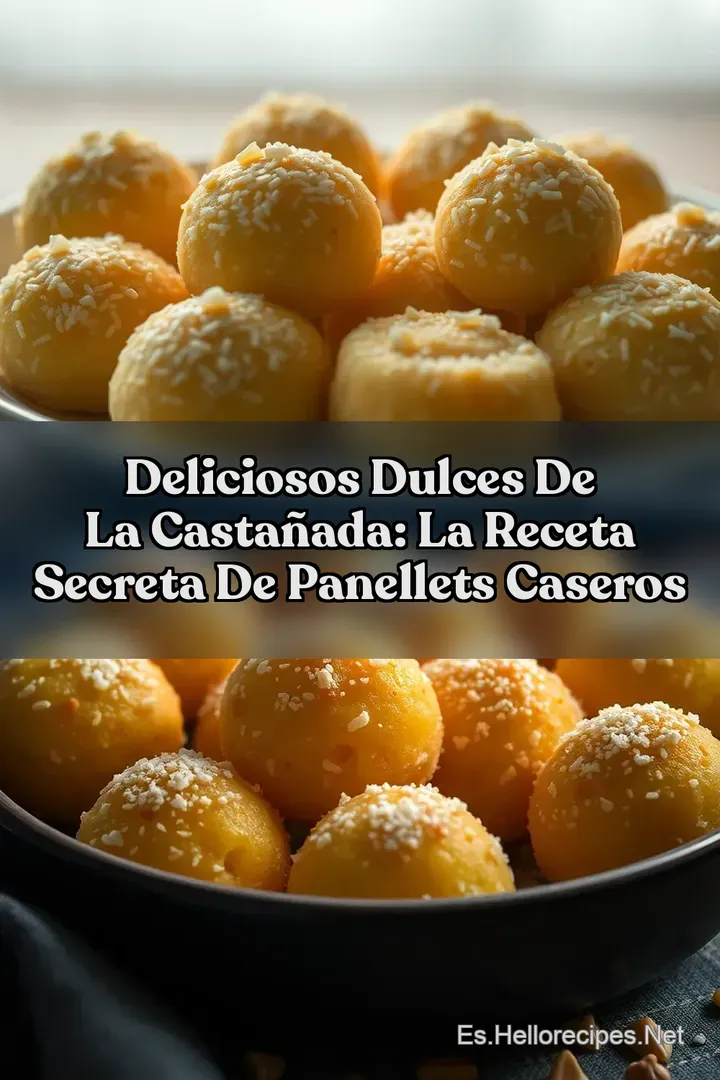 Deliciosos Dulces de la Casta&ntilde;ada: La Receta Secreta de Panellets Caseros