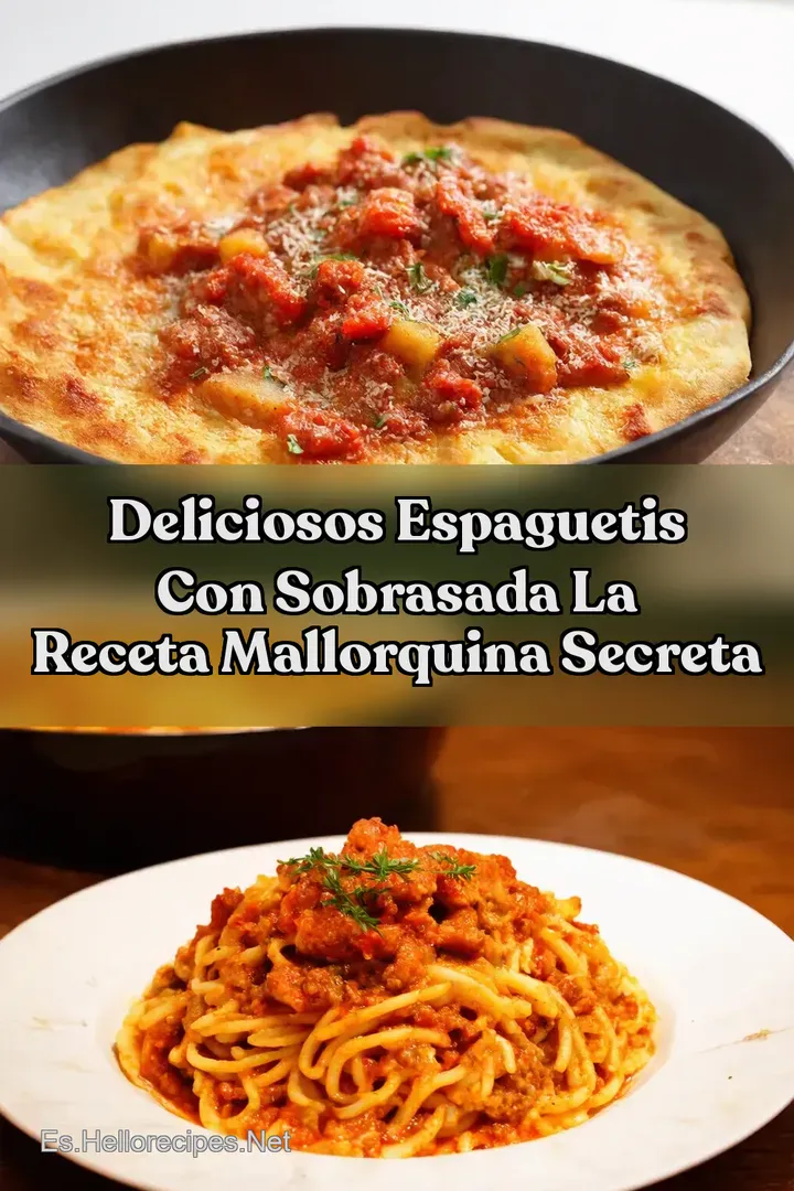 Deliciosos Espaguetis con Sobrasada La Receta Mallorquina Secreta