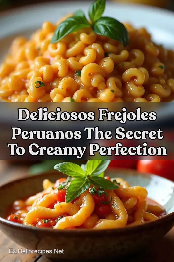 Deliciosos Frejoles Peruanos The Secret To Creamy Perfection
