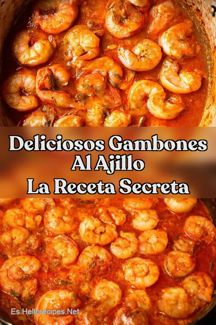 Deliciosos Gambones al Ajillo La Receta Secreta