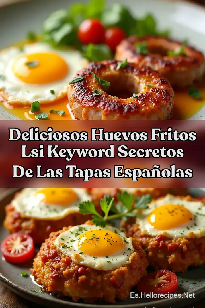 Deliciosos Huevos Fritos LSI keyword Secretos de las Tapas Espa&ntilde;olas