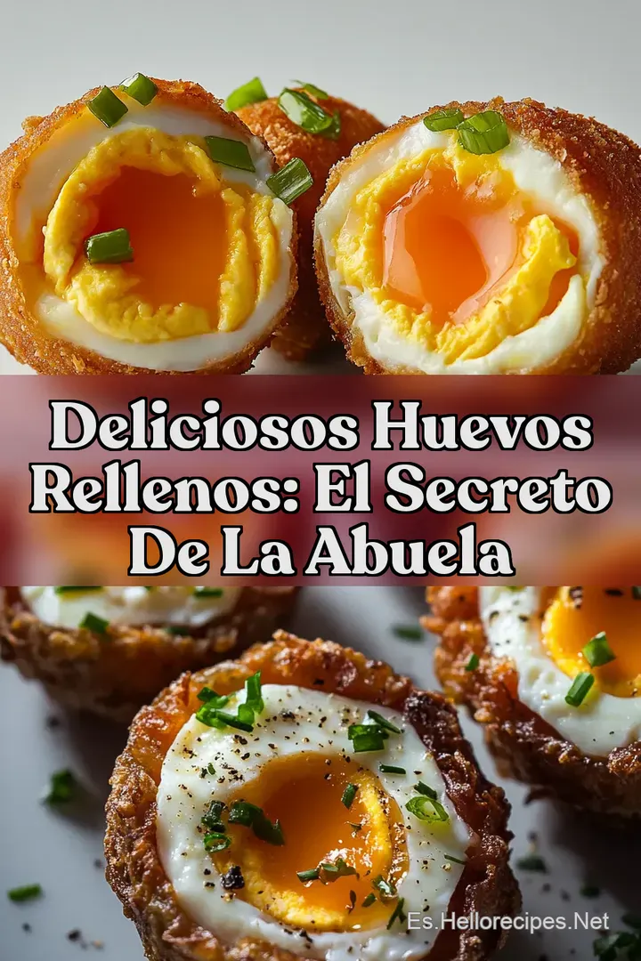 Deliciosos Huevos Rellenos: El Secreto de la Abuela