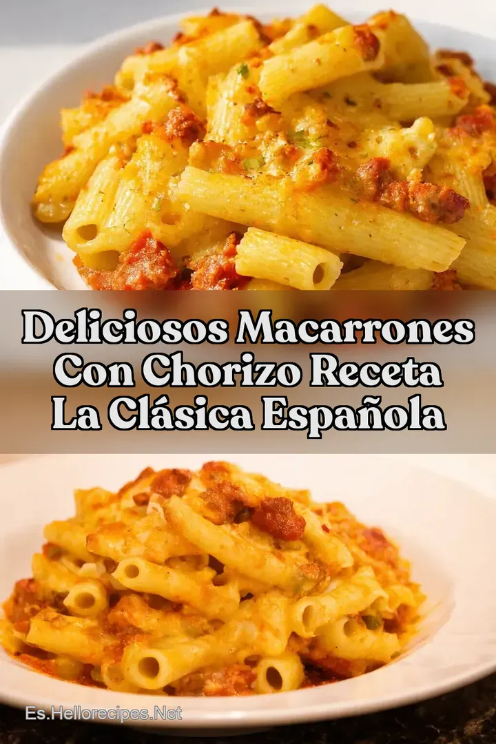 Deliciosos Macarrones Con Chorizo Receta La Cl&aacute;sica Espa&ntilde;ola