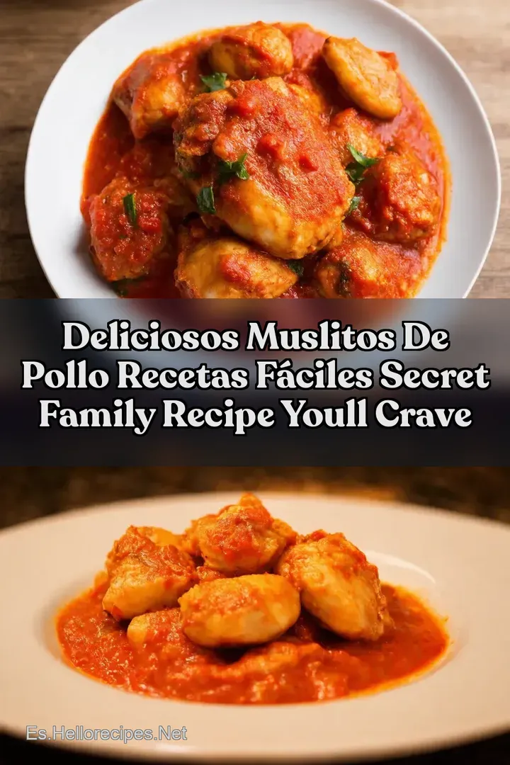 Deliciosos Muslitos de Pollo recetas f&aacute;ciles Secret Family Recipe Youll Crave