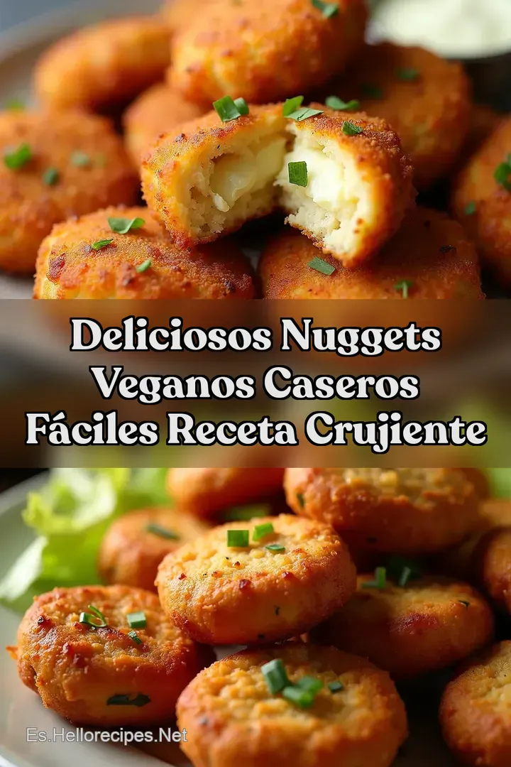 Deliciosos Nuggets Veganos Caseros F&aacute;ciles Receta Crujiente