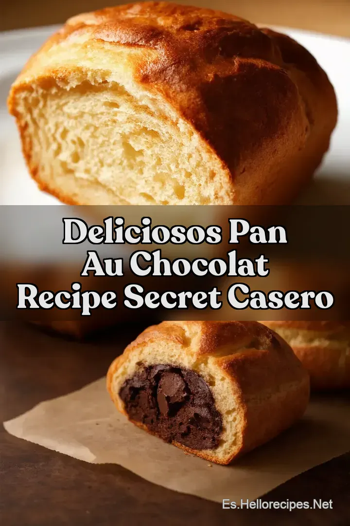 Deliciosos Pan Au Chocolat Recipe Secret Casero